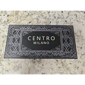 CENTRO MILANO Marino Notte 40mm Black Dial Quartz w Black Strap New Father's Day